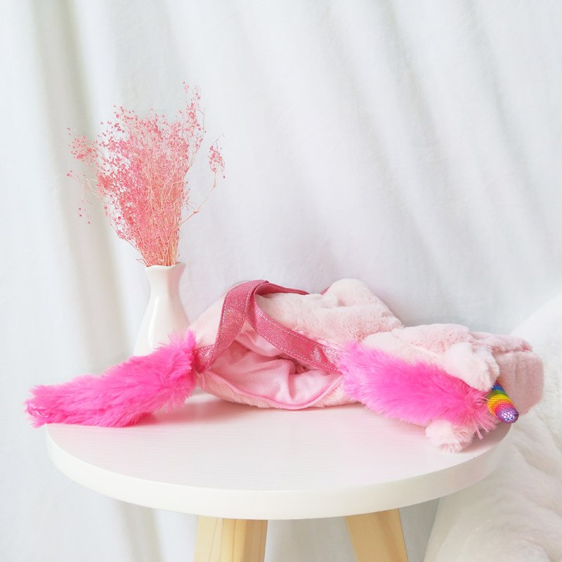 Pink Rainbow Unicorn Plush