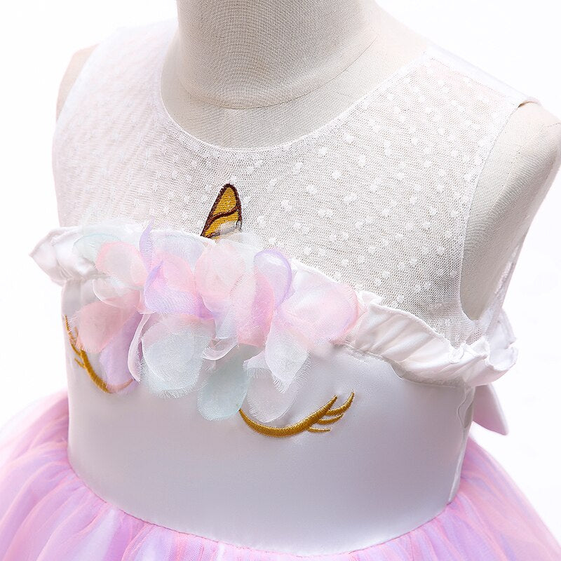 Pink And Violet <br>Unicorn Dress