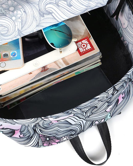 Gray Unicorn Backpack