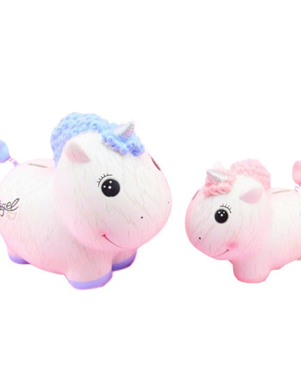 Mini Lying Unicorn Piggy Bank
