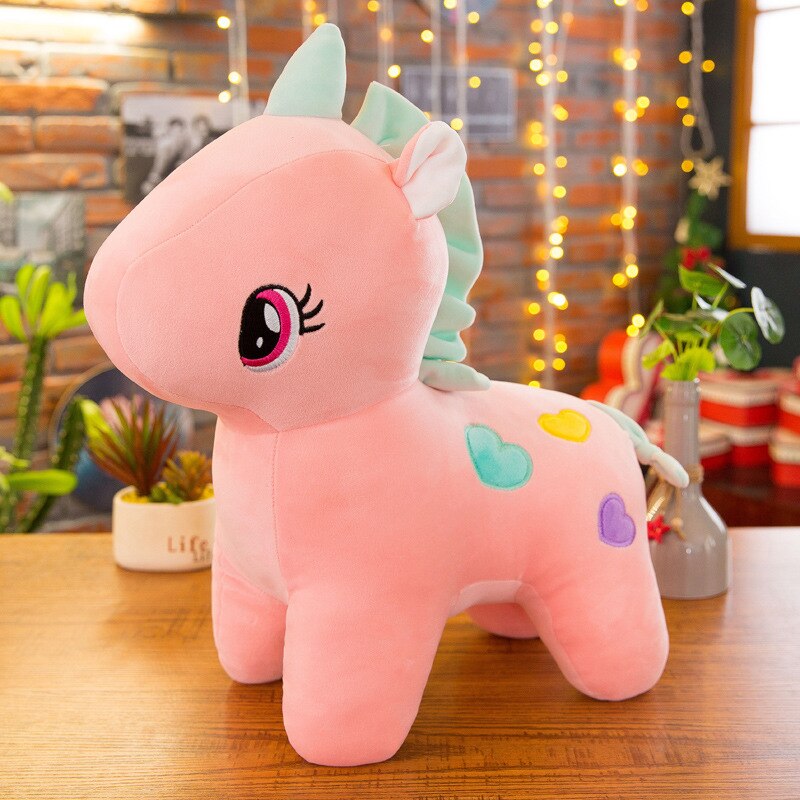 Orange Unicorn Plush