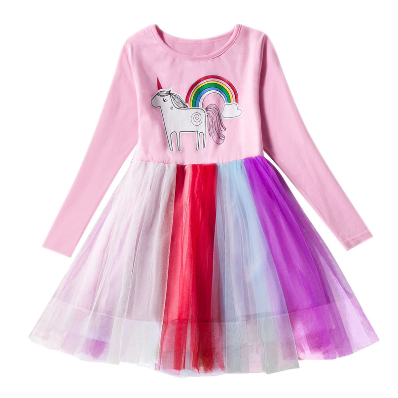 Long Sleeve Unicorn Dress