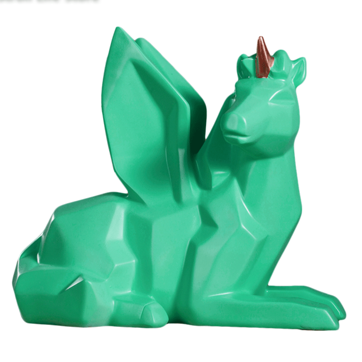 Geometric Alicorn Piggy Bank