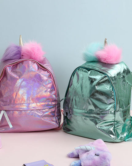 Leather Unicorn Backpack