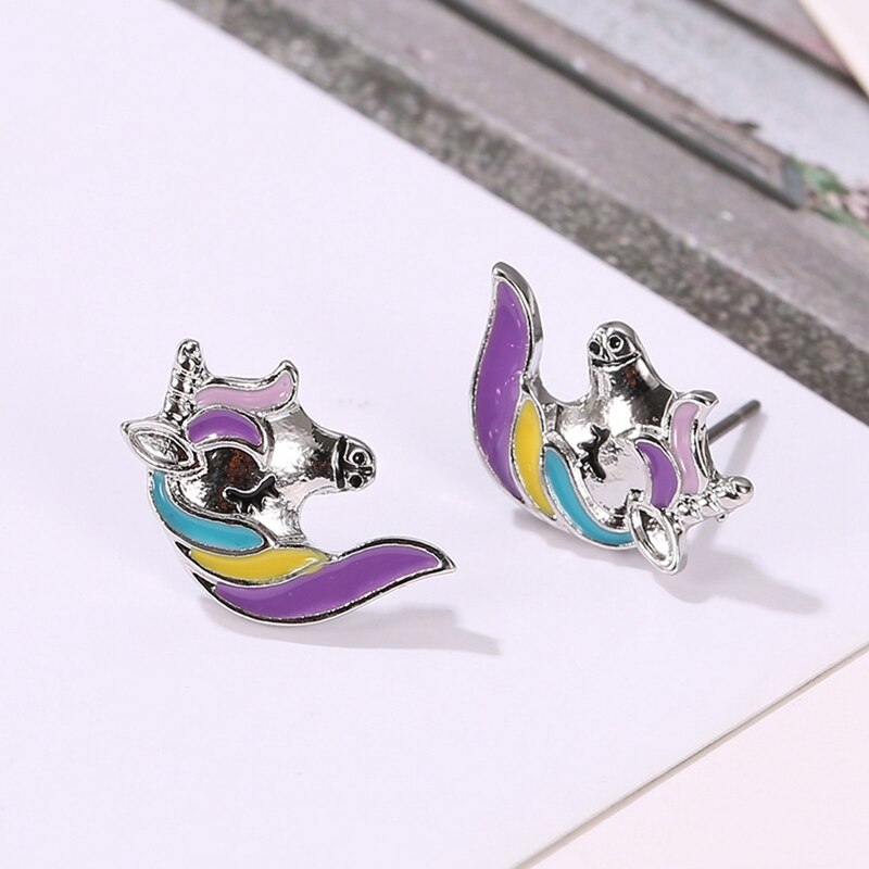 Unicorn Head Earrings