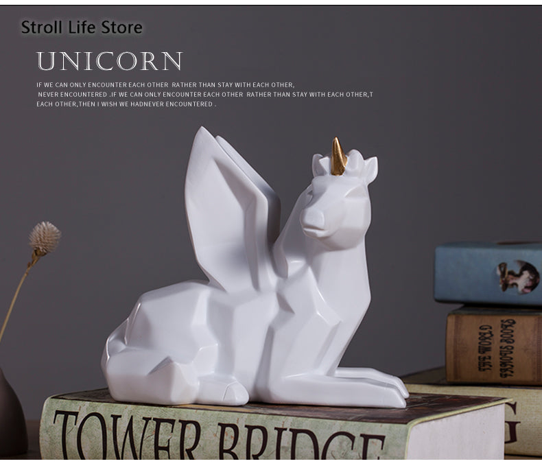 Geometric Alicorn Piggy Bank