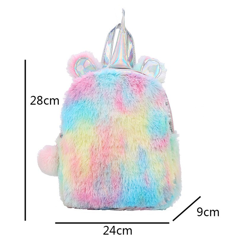 Pastel Rainbow Unicorn Backpack