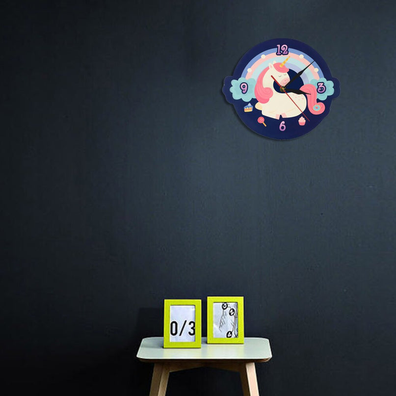 Kids Unicorn Clock