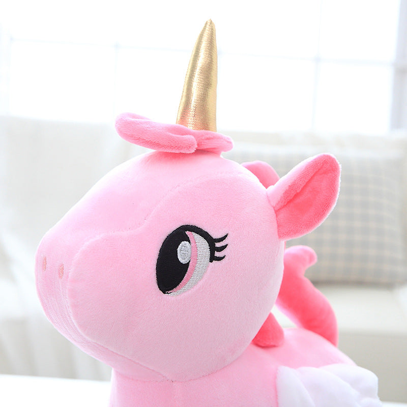 Small Pink Unicorn Plush