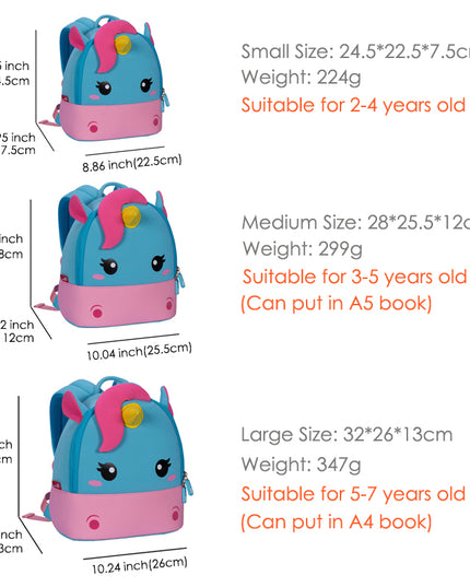 Blue Unicorn Backpack