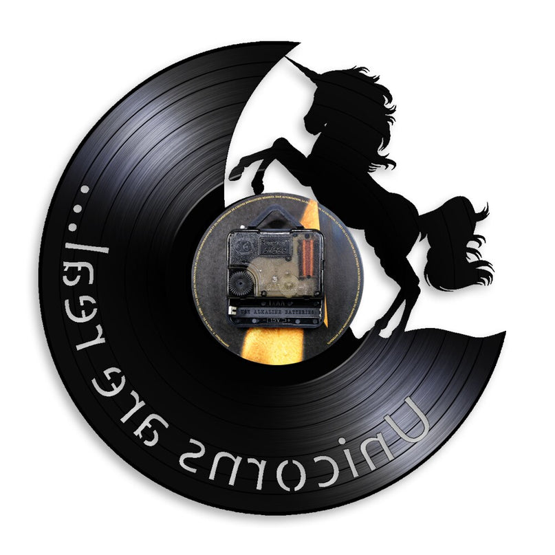 Unicorn Vintage Clock