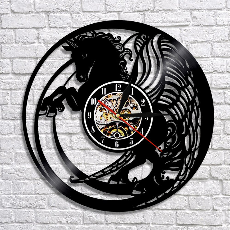 Flying Unicorn Clock