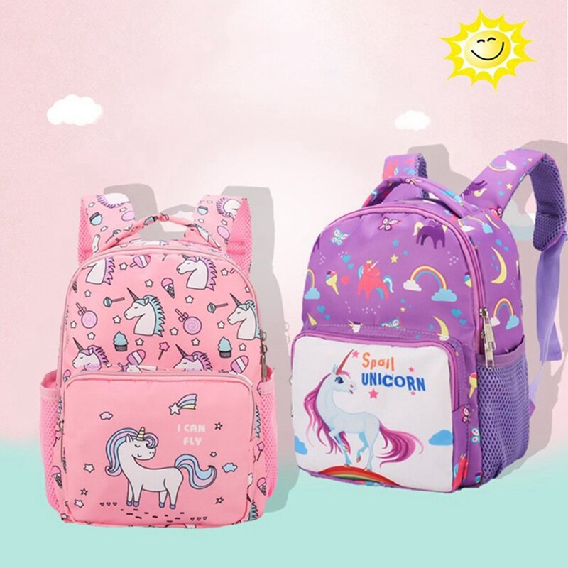 OREZI Unicorn Kids Backpack - Preschool Bag For Toddlers Boys Girls Ages 2-7, Lightweight, Padded Straps - View #10