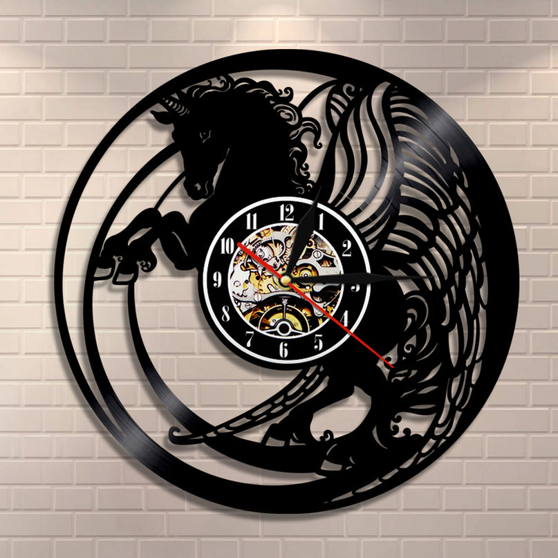 Flying Unicorn Clock
