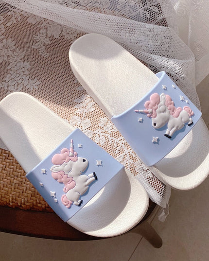 Women Unicorn Flip Flops