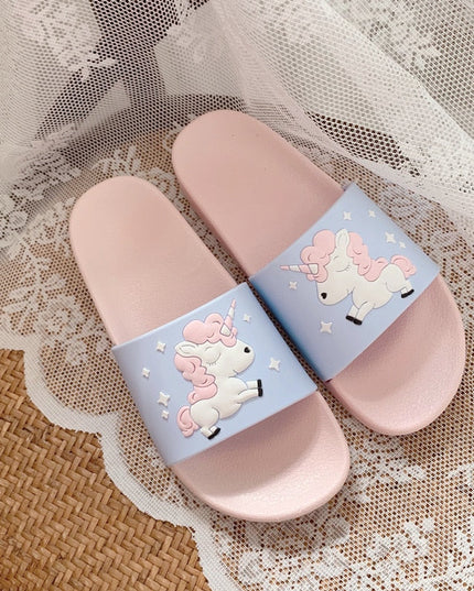 Women Unicorn Flip Flops
