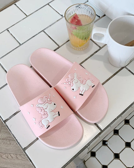 Women Unicorn Flip Flops