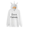Unicorn Hoodie With Horn