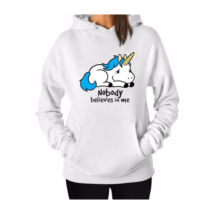 White Unicorn Hoodie