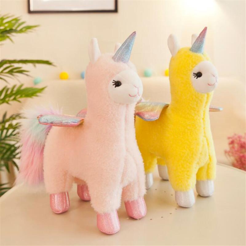 Unicorn alpaca plush store