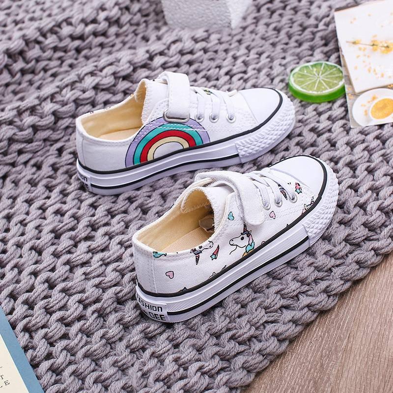 Unicorn canvas shoes store