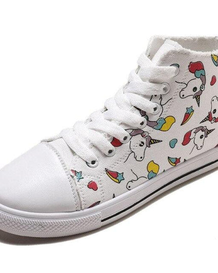 Unicorn Canvas Sneakers