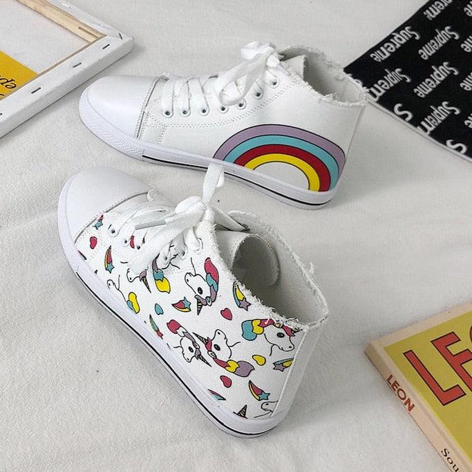 Unicorn Canvas Sneakers