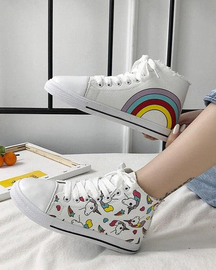 Unicorn Canvas Sneakers