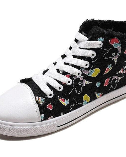 Unicorn Canvas Sneakers
