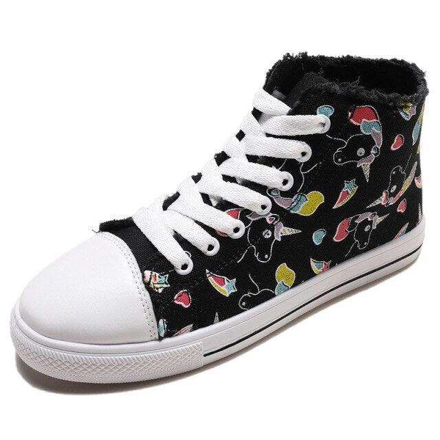 Unicorn Canvas Sneakers