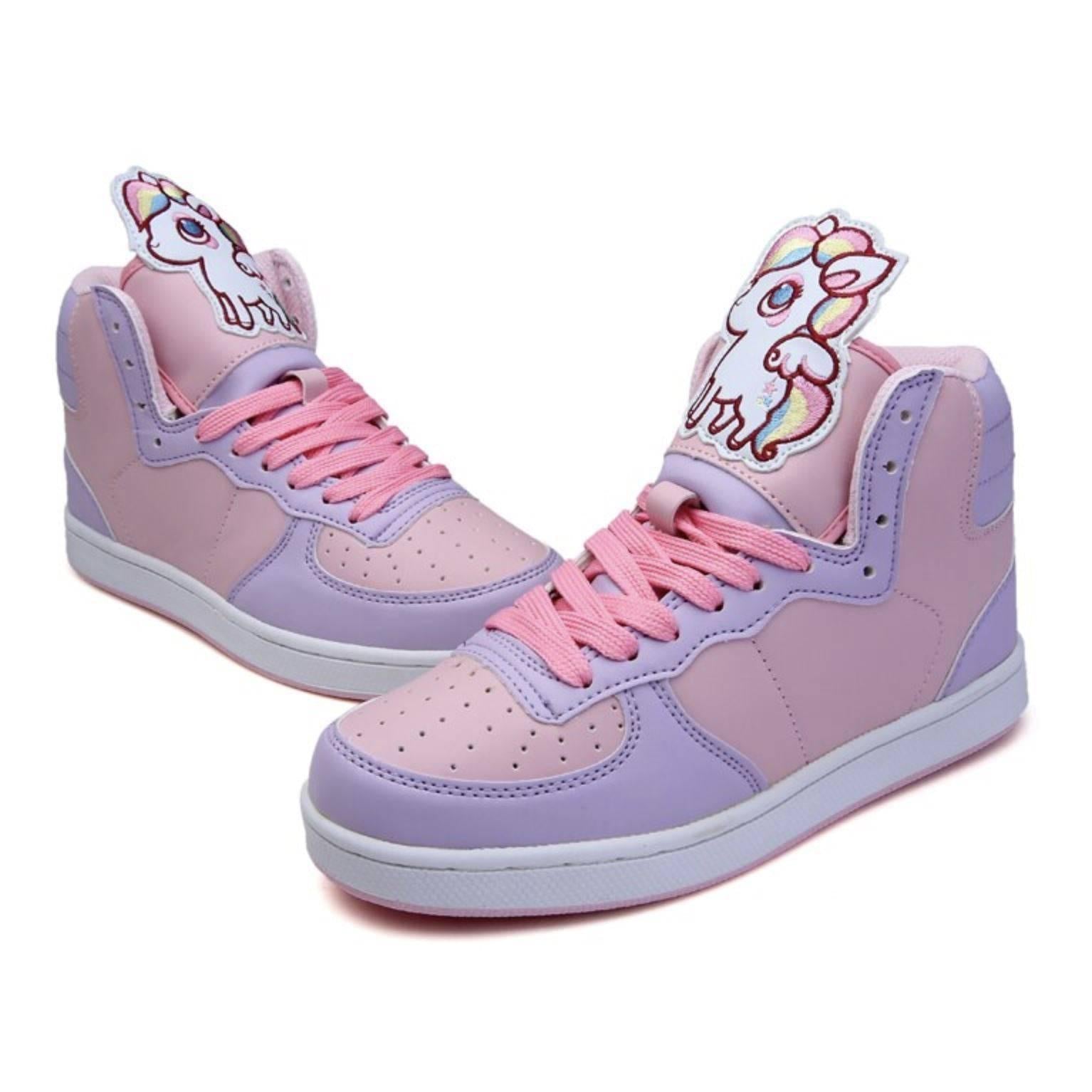 Unicorn Sneakers for Adults Kawaii Unicorn Store 39 Pink