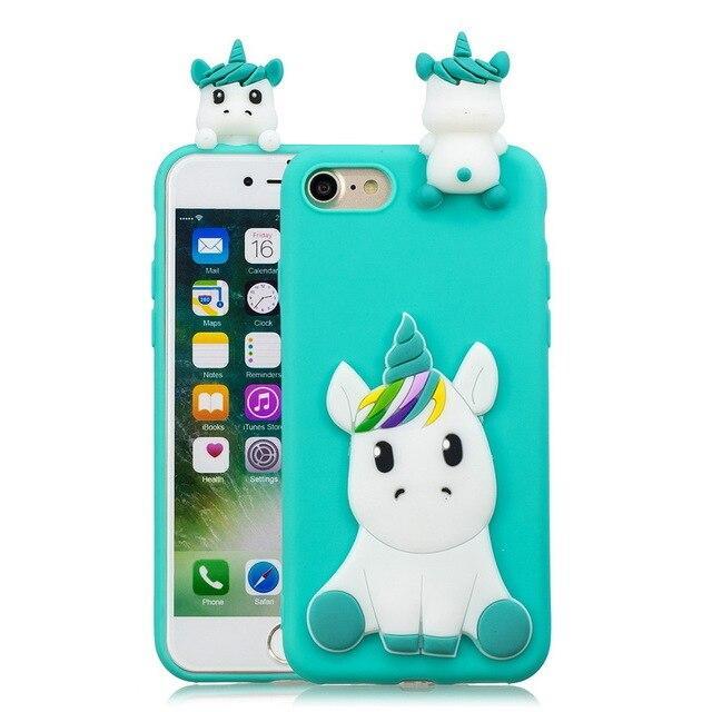Blue Unicorn Phone Case Kawaii Unicorn Store