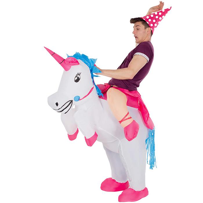 Festive Unicorn Party Inflatable Costume