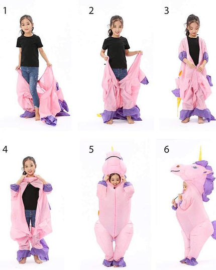 Full-Body Unicorn Inflatable Costume