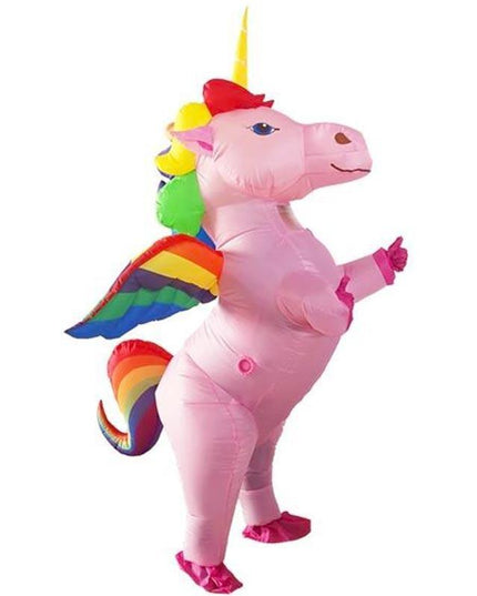 Rainbow Unicorn Inflatable Costume