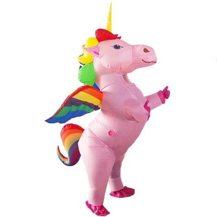 Rainbow Unicorn Inflatable Costume