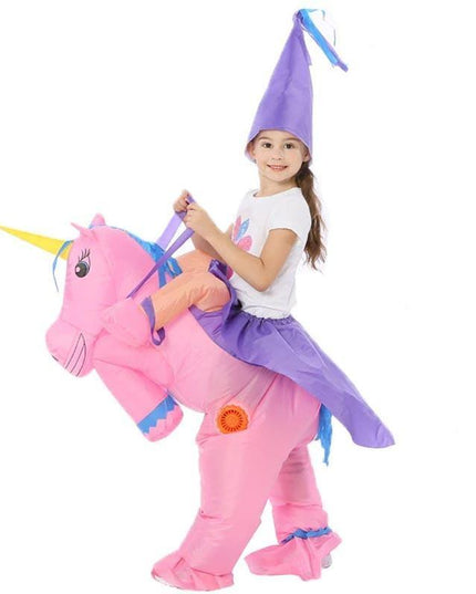 Girl's Sparkle Unicorn Inflatable Costume