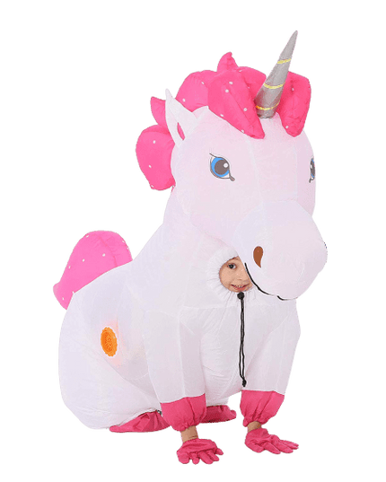 Whimsical Kids Unicorn Inflatable Costume