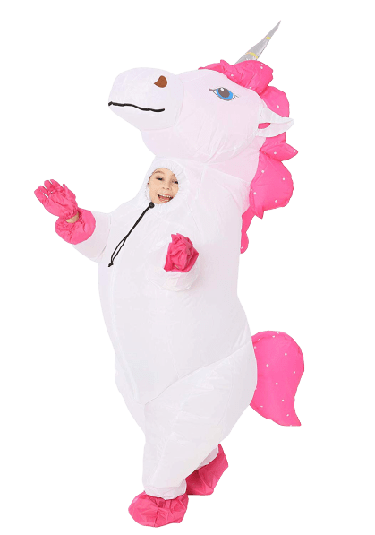 Whimsical Kids Unicorn Inflatable Costume