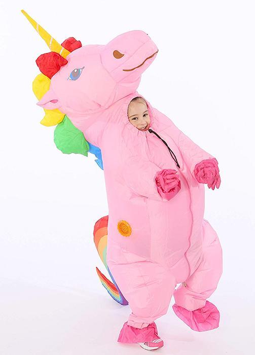 Colored Unicorn Inflatable Costume