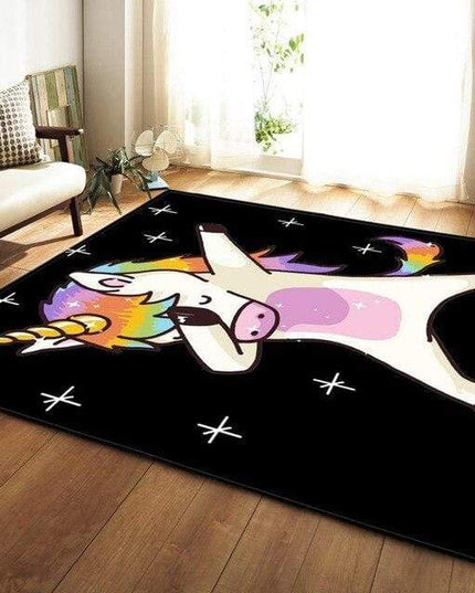 Dabbing Unicorn Rug