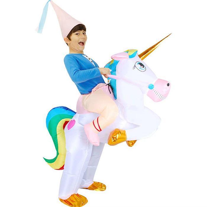 Inflatable Riding Unicorn Costume