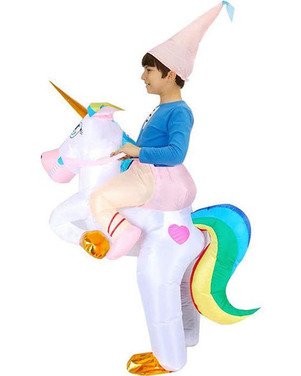 Inflatable Riding Unicorn Costume