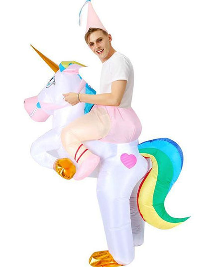 Inflatable Riding Unicorn Costume