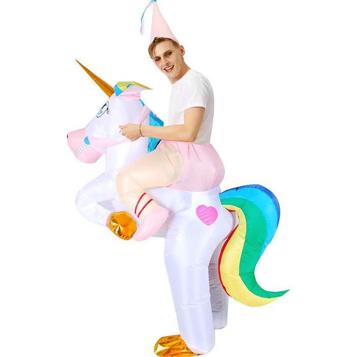 Inflatable Riding Unicorn Costume