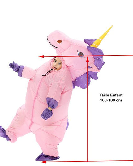 Full-Body Unicorn Inflatable Costume