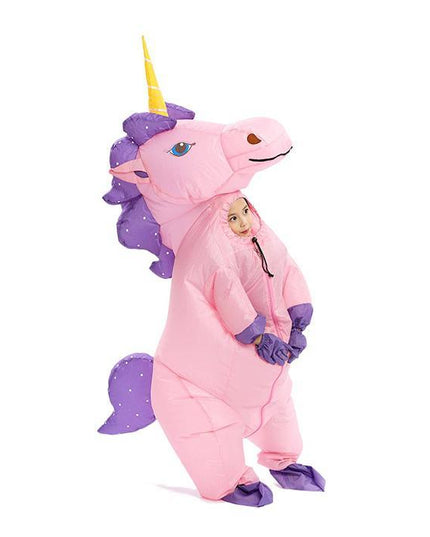 Full-Body Unicorn Inflatable Costume
