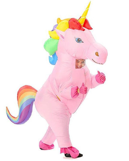 Full-Body Unicorn Inflatable Costume