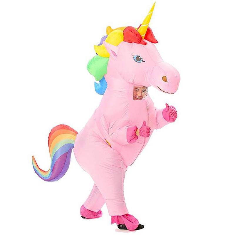 Full-Body Unicorn Inflatable Costume
