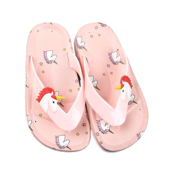 Kids Unicorn Flip Flops
